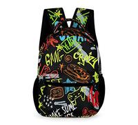 Niapessel Sac à dos pour enfants, motif graffiti cool pour garçons, sacs d'école pour filles et garçons, Graffiti Cool Boys Pattern, One Size, Classique