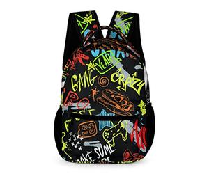 Niapessel Sac à dos pour enfants, motif graffiti cool pour garçons, sacs d'école pour filles et garçons, Graffiti Cool Boys Pattern, One Size, Classique