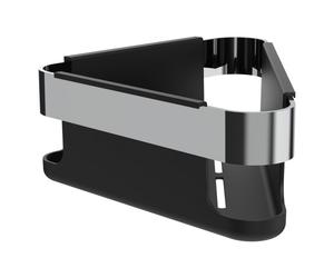 Niara panier mural d'angle de douche chromé 214x214x80 mm - LAUFEN H3850610040021