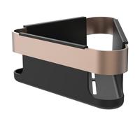 Niara panier mural d'angle de douche pvd or rosé brossé 214x214x80 mm - LAUFEN H3850611680021