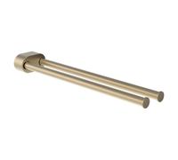 Niara porte-serviettes pivotant double 40 cm or pâle mat 78x402x45 mm - LAUFEN H3810611650011