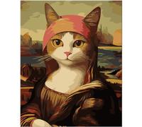 NiArt Peinture par numéros pour adultes et débutants, peinture à l'huile sur toile pour enfants, kit de peinture à l'huile sans cadre pour décoration murale, 5 pinceaux et peinture acrylique, 40,6 x