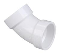 Nibco 4806 Raccord de tuyau en PVC DWV coude 45 degrés, moyeu 1-1/2 par Nibco