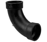 Nibco 5807-lt Série ABS Dwv Raccord de conduite, Coude à 90 degrés, hub, 3", noir, 1