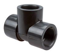 NIBCO Raccord de tuyau en PVC série 4512-3-3, en T, annexe 80, 1/2" NPT femelle