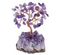 NIBHZ Arbre de Cristal de Chakra, Pierres de Chakra, Cristaux de guérison, Arbre de Vie pour énergie Positive, Arbres d'argent Feng Shui, décoration de Bureau, Maison, Cadeaux,A