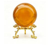 NIBHZ Boule de Cristal avec Support idéale pour la décoration de Bureau. Ces Choses Cool comme Accessoire de Photographie et sphère de Divination Feng Shui comme décoration,H,80mm