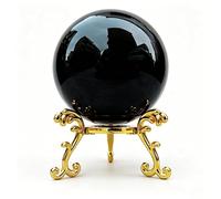 NIBHZ Boule de Cristal avec Support idéale pour la décoration de Bureau. Ces Choses Cool comme Accessoire de Photographie et sphère de Divination Feng Shui comme décoration,D,60mm