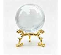 NIBHZ Boule de Cristal avec Support idéale pour la décoration de Bureau. Ces Choses Cool comme Accessoire de Photographie et sphère de Divination Feng Shui comme décoration,J,50mm