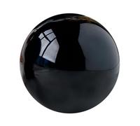 NIBHZ Boule de Cristal d'obsidienne Noire, sphère de guérison Naturelle pour la Protection, l'ancrage, la méditation et Le Nettoyage de l'énergie spirituelle,200mm