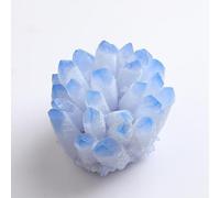 NIBHZ Cluster Cristal Naturel Claire Quartz minéral Cristal Cluster Cluster guérison Ornement Teinte réflexion Feng Shui décoration intérieure,300~400g
