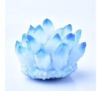 NIBHZ Quartz Naturel, Pierre Brute, Pierre Naturelle, avec Base, Ornement en grappe, Pierre purifiante, Pilier Hexagonal, pour méditation, Pierre de Naissance, présent,240~300g
