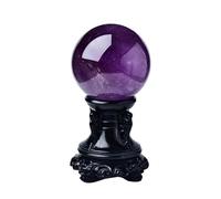 NIBHZ Sphère de Cristal en Pierre Naturelle Feng Shui, Boule de décoration de la Maison, orbe de cri d'énergie Positive pour Outil de méditation pour la Purification de l'espace Spirituel, Globe,30mm