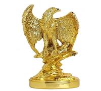 NIBHZ Statue d'aigle Décorative, Figurines de Pygargue à Tête Blanche, Statues pour La Décoration de La Maison, Ornements en Résine de Bronze pour La Sculpture,B-21X14X34cm