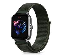 Niboow 20mm Nylon Bracelet pour Amazfit GTR Mini/GTS 4/GTS 4 Mini/Bip 3 Pro | pour Amazfit Bip 3/T-Rex 3 Pro 44mm/Cheetah 2 Pro/Active 3 Premium Hommes Femmes Souple Respirant Bracelet
