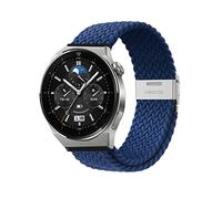 Niboow 22mm Bracelet pour Huawei Watch GT 5 Pro 46mm/GT 5 46mm/GT 4 46mm/GT 3 Pro 46mm/GT 3 46 mm/GT Runner/GT 2 46 mm/Watch 4 Pro, Tressée Bracelet pour Huawei Watch Buds/Watch 3 Pro - Bleu