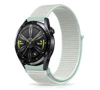 Niboow 22mm Bracelet pour Huawei Watch GT 5 Pro 46mm/GT 5 46mm/GT 4 46mm/GT 3 Pro 46mm/GT 3 46 mm/GT Runner/GT 2 46 mm/Watch 4 Pro, Nylon Bracelet pour Huawei Watch Buds/Watch 3 Pro - Bleu Clair