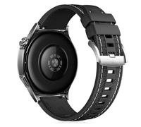 Niboow 22mm Bracelet pour Huawei Watch GT 6/GT 6 Pro/GT5/GT 5 Pro/GT 4/GT3/GT 2 Pro/GT2/Watch 5/Watch4/Watch3 Pro (46mm), Homme Femme Sport Silicone Sangle Bracelet pour Huawei Watch 4 Pro 48mm - Noir