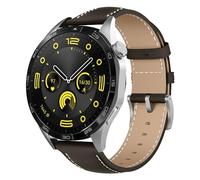 Niboow 22mm Bracelet pour Xiaomi Redmi Watch 5 Active/Redmi Watch5 Lite/Xiaomi Watch2 / S4 / S3 / S1 Pro / 2 Pro, Vintage Cuir Bracelet pour Huawei Watch GT 5 / GT 5 Pro / GT4 / 4 46mm - Café