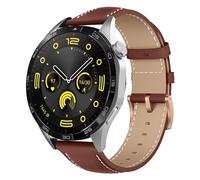 Niboow 22mm Bracelet pour Xiaomi Redmi Watch 5 Active/Redmi Watch5 Lite/Xiaomi Watch2 / S4 / S3 / S1 Pro / 2 Pro, Vintage Cuir Bracelet pour Huawei Watch GT 5 / GT 5 Pro / GT4 / 4 46mm - Brun