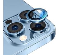 Niboow Caméra Arrière Protecteur Compatible avec iPhone 14 Pro/14 Pro Max, HD Anti Rayures Verre Trempé Protecteurs D'objectif Téléphone Portable, Lentille Coque pour iPhone 14 Pro/14 Pro Max - Bleu