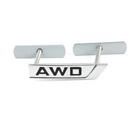 NIBOTT Autocollants 3D en métal AWD for emblème for Capot Avant, for Subaru Forester, Impreza, Toyota, Honda VEZEL CR-V, Volvo XC60, Mazda CX5 SUV(AWD Grill)