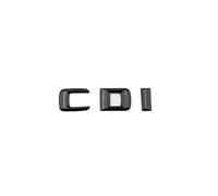 NIBOTT Badge 3D ABS Noir for Coffre arrière de Voiture, Logo E350 CDI 4matic, Autocollant adapté for Mercedes Benz W212 E350 W213, Accessoires(CDI Black)