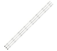 NIBOTT Bande de rétro-éclairage LED 850mm, 3 pièces, for LG HC430DGN-SLNX1 43UF6400 43UF640V 43UF6407 43UH610V 43UH619V 43UH603V