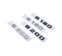 NIBOTT Lettres 3D B180 B200 B220 B250 B260 B200d 4Matic ABS emblème adapté for Mercedes Benz B W246 W247 W242 Autocollant de Logo arrière de Coffre de Voiture (Color : Silver, Size : B180)