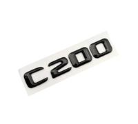 NIBOTT Lettres 3D for Autocollants de Voiture adaptés for Mercedes Benz C200 C220 C250 C300 C350 C400 C450 W205 W204 W203, emblème de Coffre, Logo 2015, Accessoires(C200)