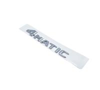 NIBOTT Lettres 3D V250d V300d édition Nuit, emblème ABS adapté for Fit for Mercedes Benz Classe V W447, Badge de Voiture, Plaque signalétique de Coffre, Logo Autocollant (Color : Silver 4Matic)