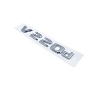 NIBOTT Lettres 3D V250d V300d édition Nuit, emblème ABS adapté for Fit for Mercedes Benz Classe V W447, Badge de Voiture, Plaque signalétique de Coffre, Logo Autocollant (Color : Silver V220d)
