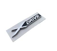 NIBOTT Logo d'insigne d'emblème de Coffre de Voiture d'abs 3D adapté for BMW 520i 525i 530i 535i 520d 525d 530d Xdrive E60 E39 E34 F10 Accessoires d'autocollant de Lettres (Color : XDRIVE Silver)