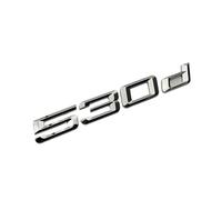 NIBOTT Logo d'insigne d'emblème de Coffre de Voiture d'abs 3D adapté for BMW 520i 525i 530i 535i 520d 525d 530d Xdrive E60 E39 E34 F10 Accessoires d'autocollant de Lettres(530 d)
