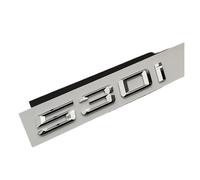 NIBOTT Logo d'insigne d'emblème de Coffre de Voiture d'abs 3D adapté for BMW 520i 525i 530i 535i 520d 525d 530d Xdrive E60 E39 E34 F10 Accessoires d'autocollant de Lettres (Color : 530 i)
