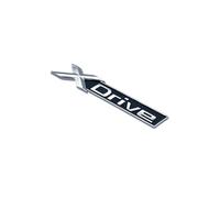 NIBOTT Numéros De Police Lettres 730d 740d 745d 750d 760d, Emblème Supérieur ABS Adapté for BMW Série 7, Plaque Signalétique De Coffre De Voiture, Logo Autocollant Noir Chromé (Color : Silver XDrive