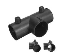 NIBOTT Raccord de Conduit de Ventilation en T, 60mm/75mm, connecteur d'échappement, Double vanne de régulation, Rabat adapté au Chauffage de stationnement Diesel Webasto(T-60mm)