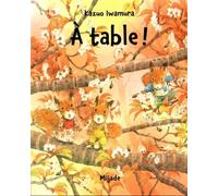 Nic nac noc a table - Kazuo Iwamura - Mijade Eds - cartonné - Album jeunesse dès 3 ans