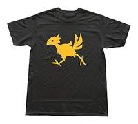 nicai Mens Chocobo Crossing Design Retro Black T Shirt by Rrg2G Black M