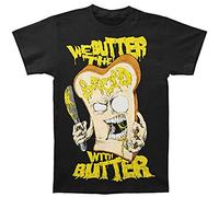 nicai We Butter The Bread with Butter Men's Slice T ShirtBlack L