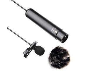 Nicama XLR Micro Cravate, Microphone Lavalier pour Sony Nikon Canon Panasonic Caméscopes Zoom H4n H5 H6 TASCAM Enregistreurs Audio