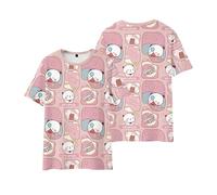 nicamaikoo-shop Pyjama à Manches Courtes à Motif Cartoon Bubu Dudu Confortable et Doux pour Enfants et Adultes Unisexe Vetements de Relaxation Mignons