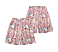 nicamaikoo-shop Pyjama à Manches Courtes à Motif Cartoon Bubu Dudu Confortable et Doux pour Enfants et Adultes Unisexe Vetements de Relaxation Mignons