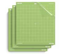 Nicapa Lot de 3 tapis de découpe de rechange avec adhérence standard pour Cricut* Maker 3/Maker/Explore 3/Air 2/Air/One (30,5 x 30,5 cm), antidérapant et flexible, en vinyle vert