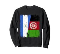 Nicaragua Afghanistan Demi-Drapeau Nicaragua Patrimoine Afghan du Nicaragua Sweatshirt
