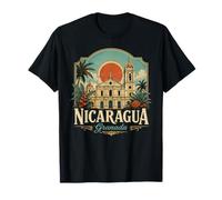 Nicaragua Cathédrale de Grenade Coloniale Amérique Centrale 505 T-Shirt