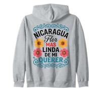 Nicaragua Flor Mas Linda De Mi Querer Floral Sweat à Capuche