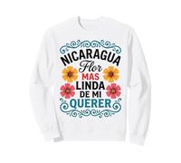 Nicaragua Flor Mas Linda De Mi Querer Floral Sweatshirt