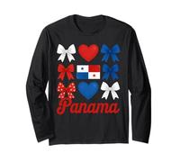 Nicaragua Girl Coquette Bow Hispanic Heritage Manche Longue