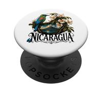 Nicaragua Guardabarranco Torogoz Central 505 Oiseau du Nicaragua PopSockets PopGrip Adhésif